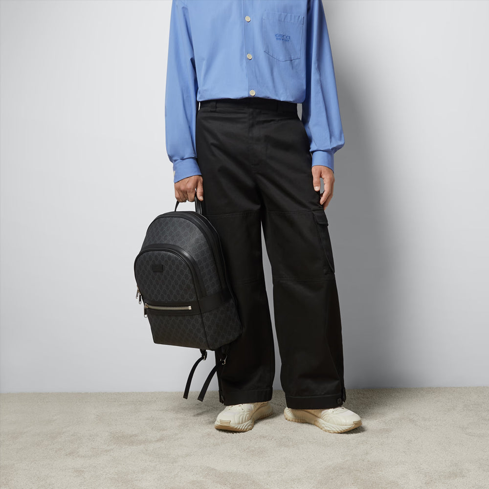 Gucci Cotton Drill Cargo Trousers With Patch 'Black' 776978-ZAPRO-1000