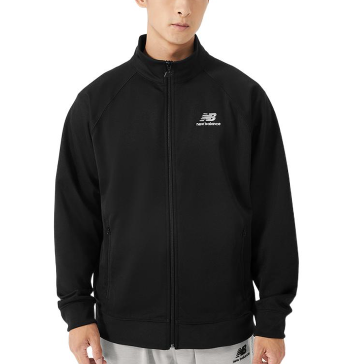 New Balance Unissentials Track Jacket Asia Sizing 'Black' UJ23500-BK
