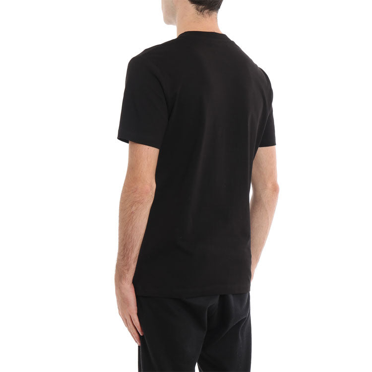 Alexander McQueen SS21 Embroidered Alphabet Logo Short Sleeve Tee 'Black Green' 277605-RNT30-1000