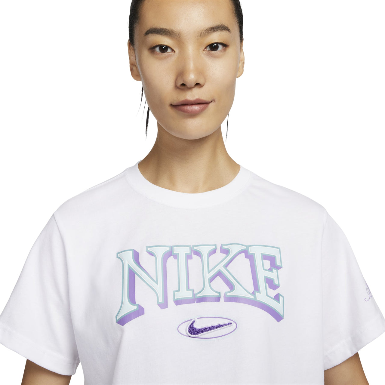 (WMNS) Nike Sportswear Graphic Oversized T-Shirt Asia Sizing 'White' FZ2856-100