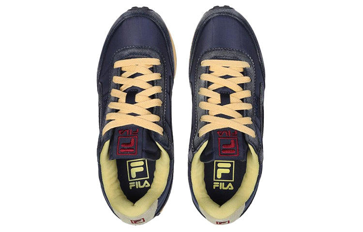 FILA Pontino Washing Low Top Running Shoes Black/Blue/Yellow 1RM01570D_147