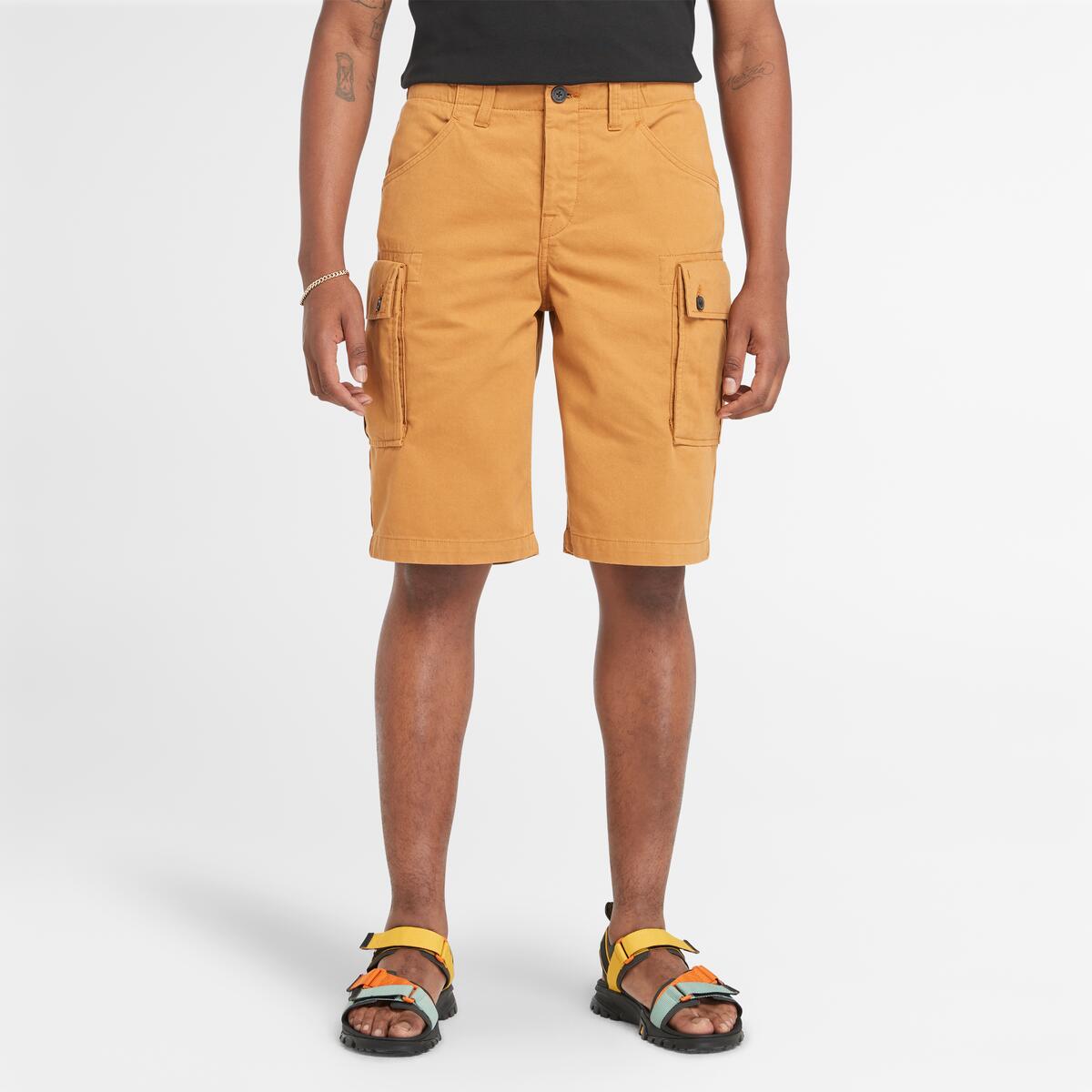 Timberland Twill Cargo Shorts 'Tan' A5U1B-P47