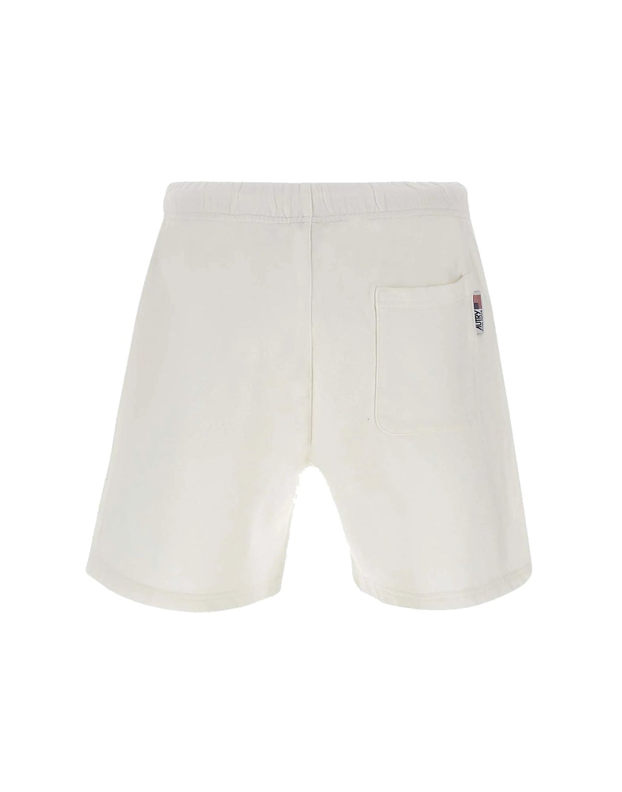 AUTRY Logo Print Drawstring Shorts 'White' SHIM-2371