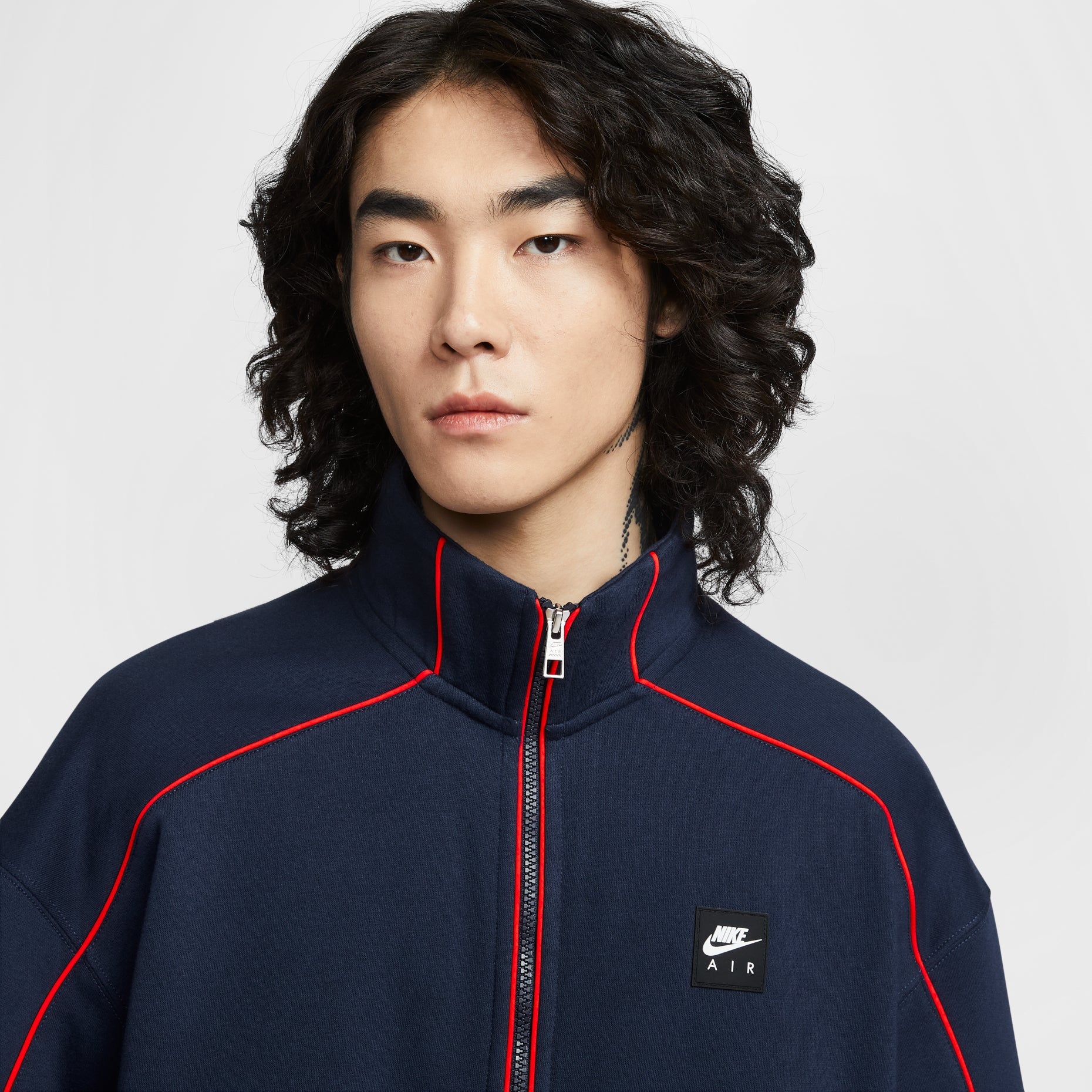 Nike Air Fleece Track Jacket 'Obsidian' IF1263-451
