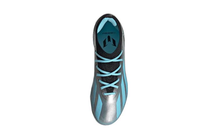 (GS) adidas X Crazyfast Messi.1 FG 'Silver Metallic Bliss Blue' IE4080