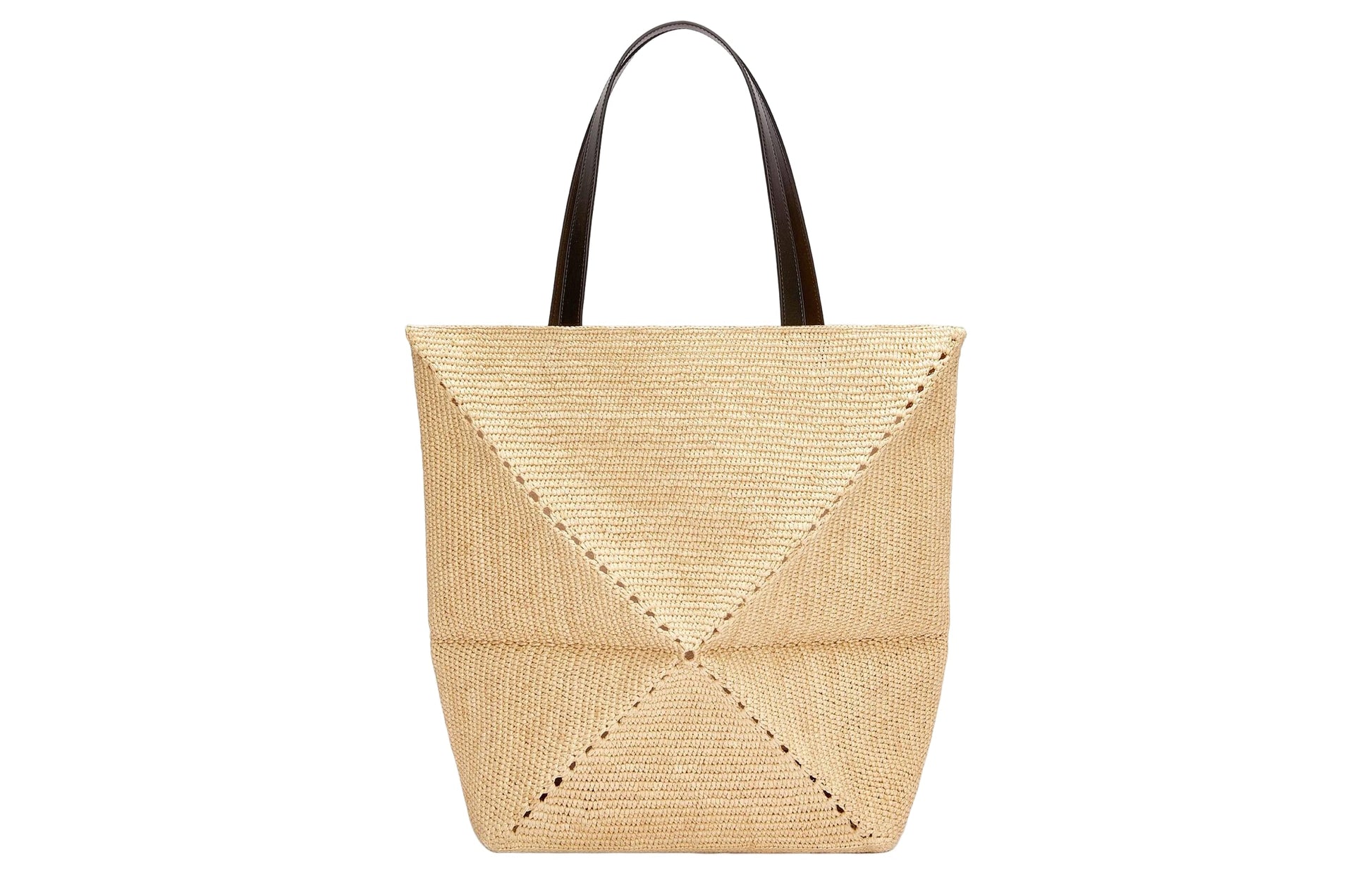 (WMNS) Loewe XL Puzzle Fold Tote 'Natural Black' B779Q18X18-2165