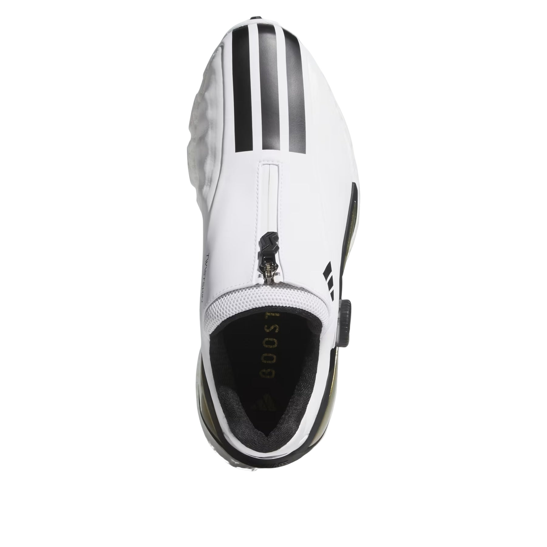 (WMNS) adidas Codechaos 27 Boa Spikeless Golf 'White Black Gold Metallic' KI5752