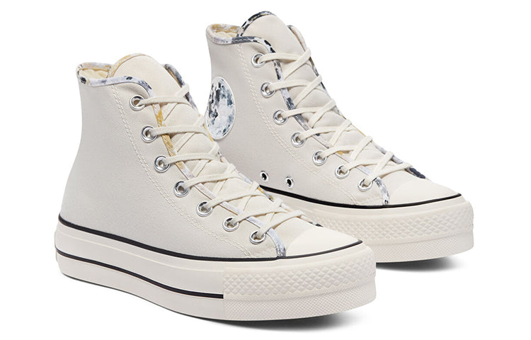 (WMNS) Converse Chuck Taylor All Star Platform High 'Washed Florals - Egret' 570969C