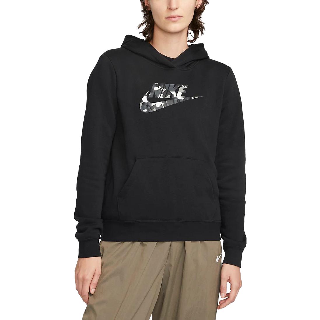 (WMNS) Nike Polera Sportswear Mujer Club Fleece 'Negro' DQ6108-010