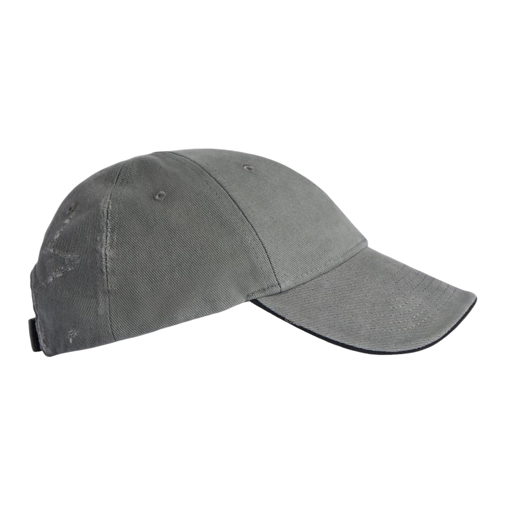 Balenciaga Tilted Typo Cap 'Dark Heather Grey' 854036410B21441