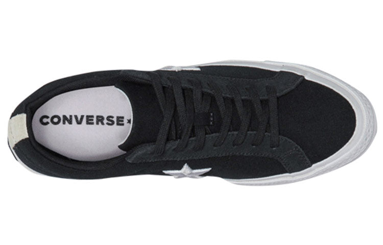 Converse One Star Wear-resistant Non-Slip Low Tops Shoe Black White 160600C
