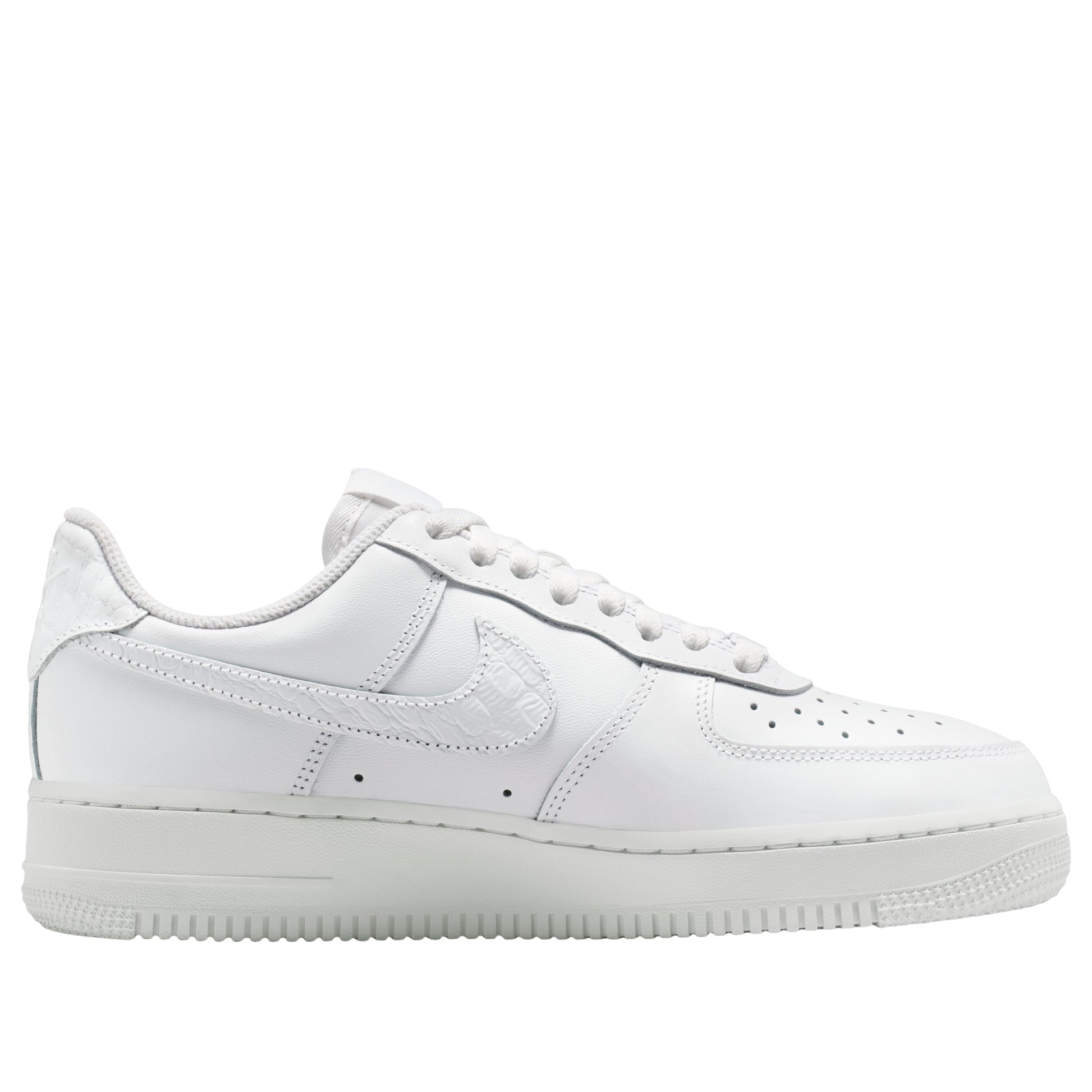 (WMNS) Nike Air Force 1 Low Pebble Croc 'White' IO4837-100