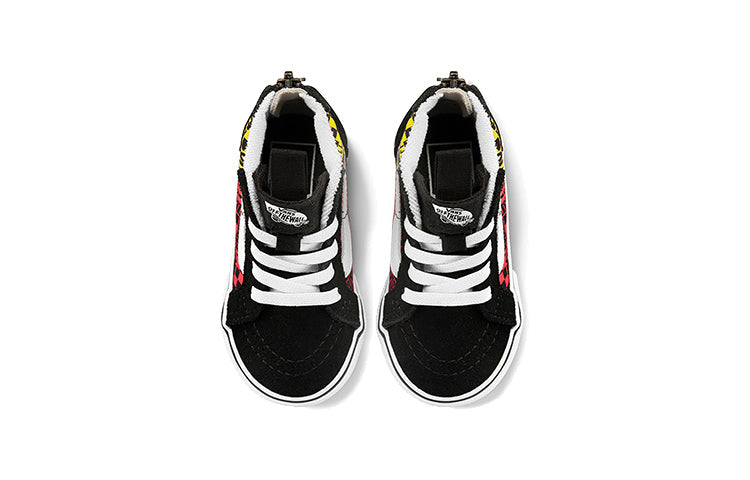 Vans SK8-Hi Zip Toddler Black/Red VN0A4BV12N5
