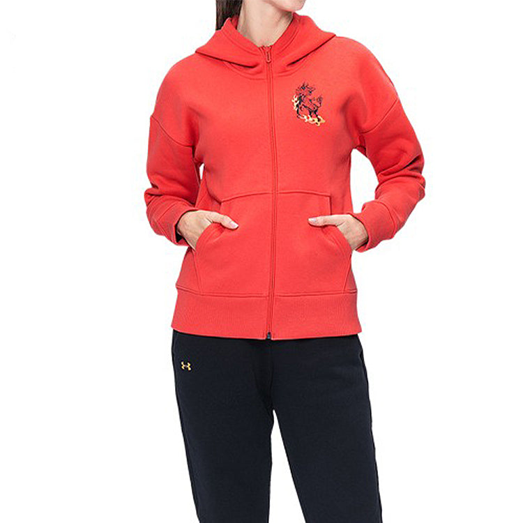 (WMNS) Under Armour ORIGINATORS Series Fleece Red 1353340-646
