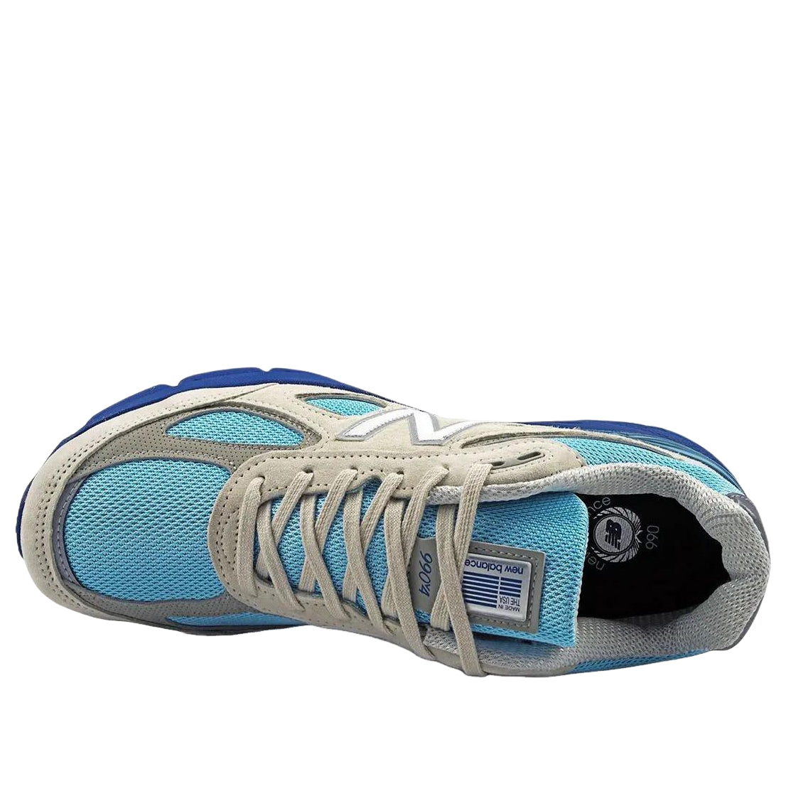 New Balance Made in USA 990v4 Moonbeam Cloud Blue Magic Blue' U990MB4