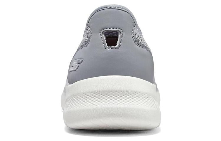 (WMNS) Skechers Go Walk 6 Shoes 'Grey White' 896231-GRY