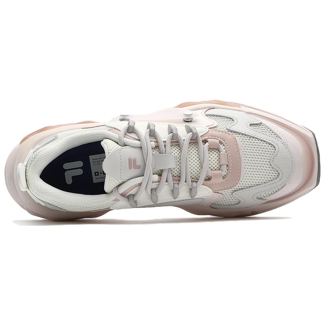 (WMNS) FILA FUSION NEBULA Sneakers 'White Pink' T12W331105FSA