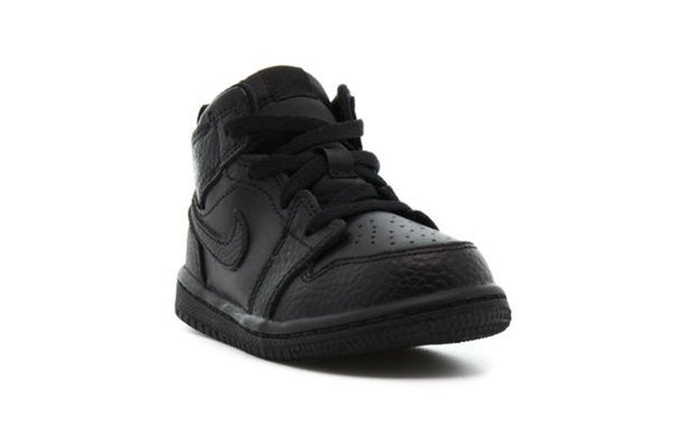 (TD) Air Jordan 1 Mid 'Triple Black' 640735-090
