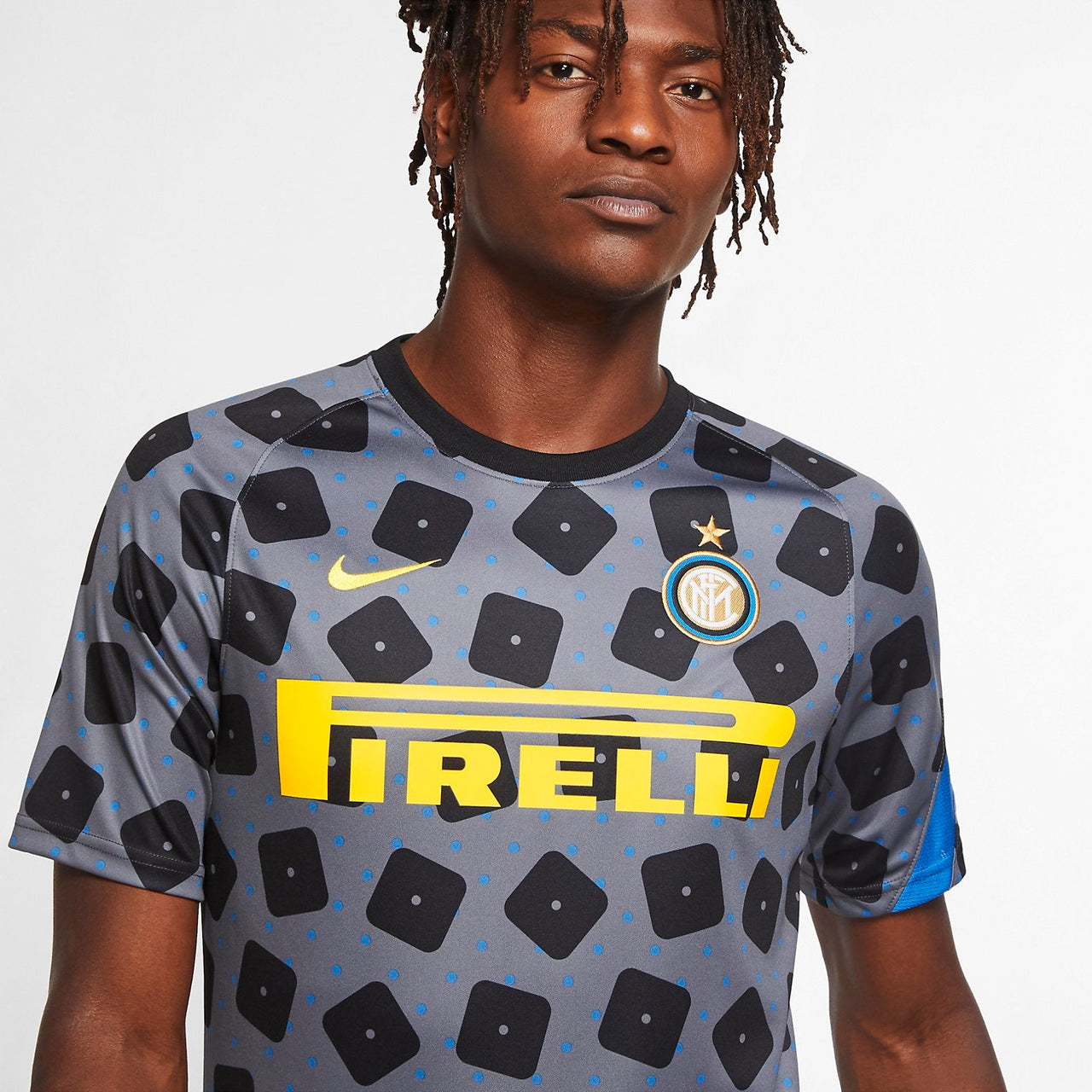 Nike 20-21 Inter Milan CL Pre-Match Training Shirt 'Grey' CK9715-022
