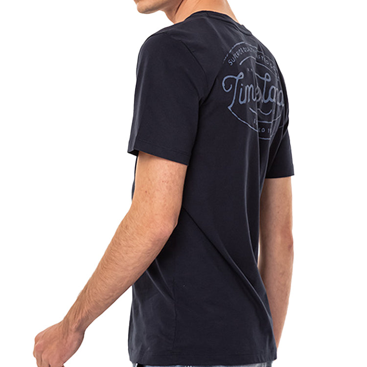 Men's Timberland SS20 Round Neck Printing Short Sleeve Blue A2B4R433