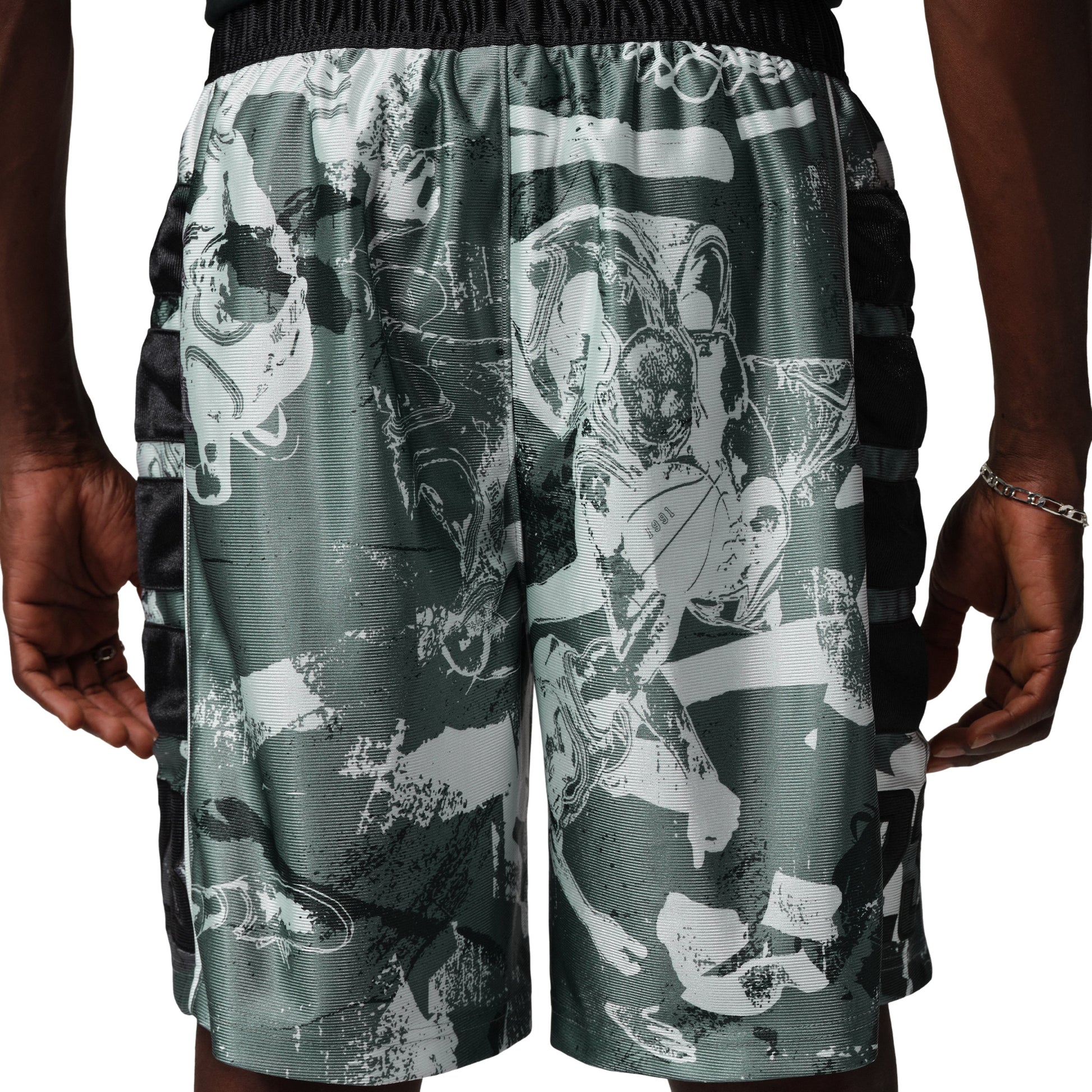 Jordan Brooklyn Cat Scratch Shorts 'Black Vast Grey White' IQ2156-010