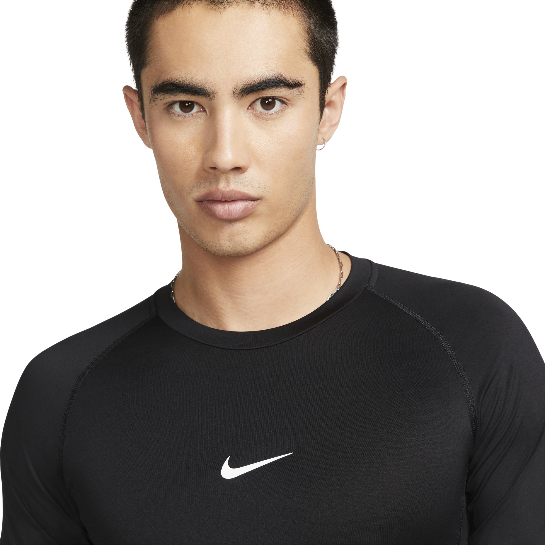 Nike Pro Dri-FIT Slim Short-Sleeve Top Asia Sizing 'Black' FB7933-010