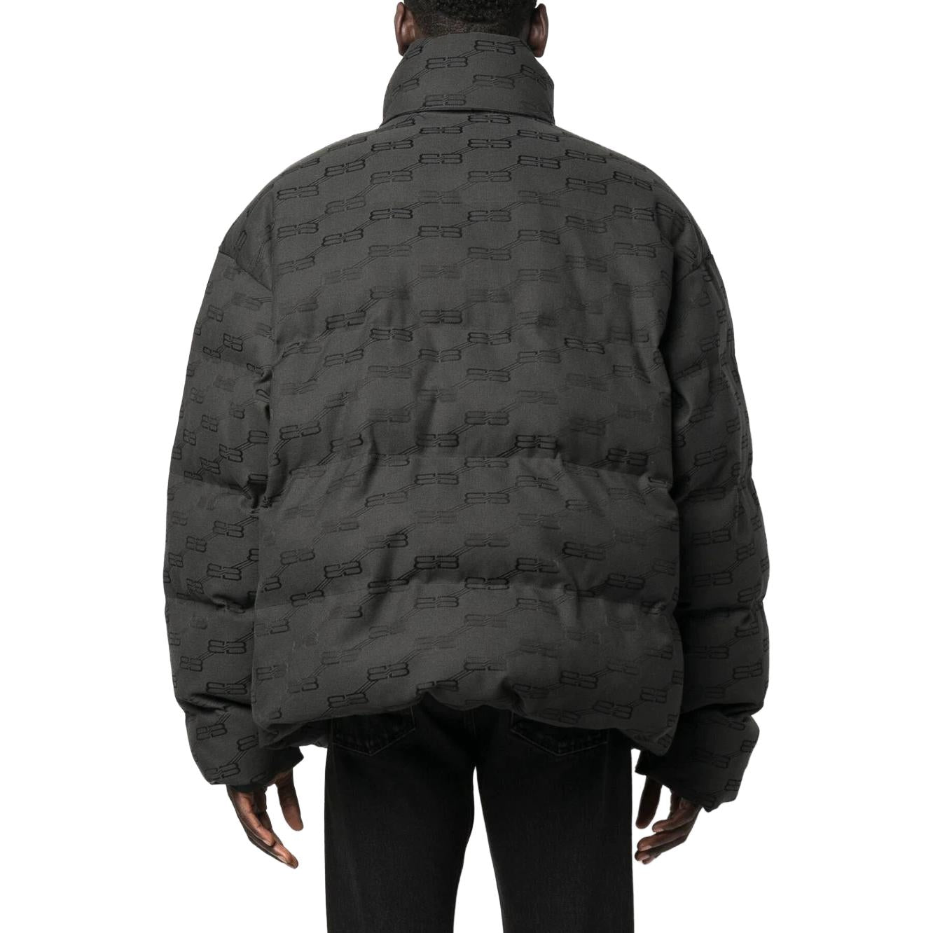 Balenciaga BB Monogram Puffer Jacket 'Black' 681885TML331269