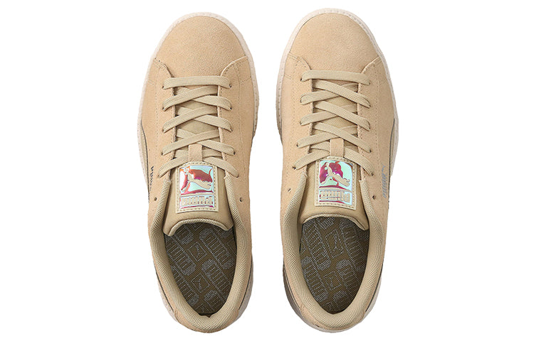 (WMNS) PUMA Suede Platform Trace Light Casual Sneakers Brown 373695-03