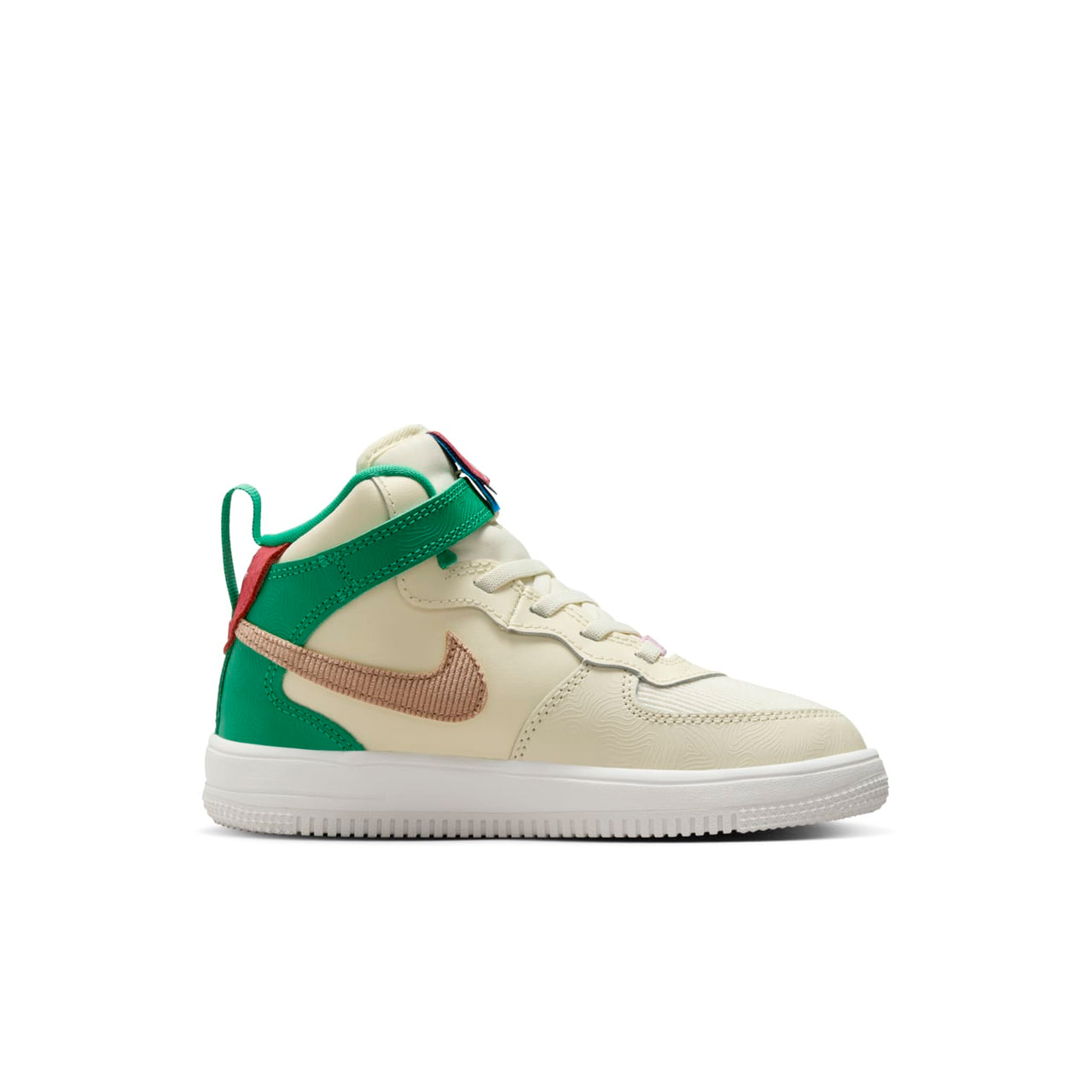 (PS) Nike Force 1 Mid SE EasyOn 'Coconut Milk Pink Green' FQ3694-100