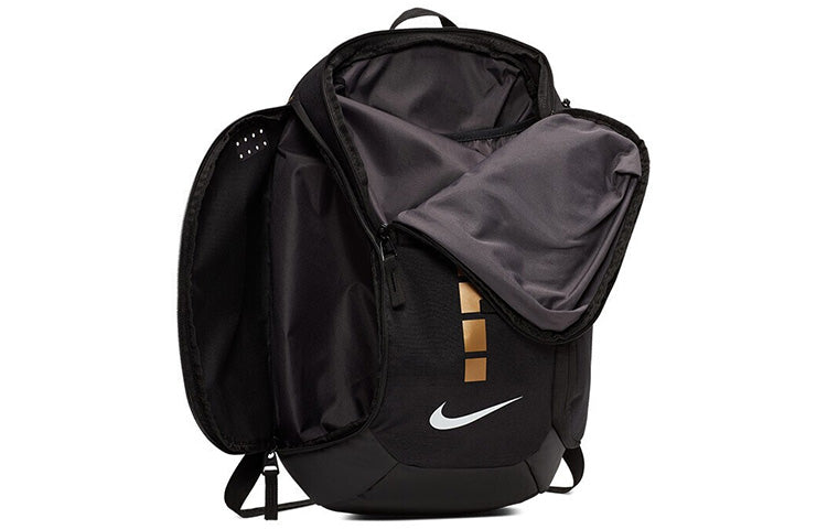 Nike Hoops Elite Pro Basketball Training Backpack 'Black Gold' BA6428-010