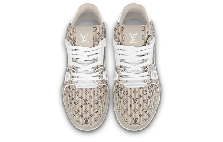 LOUIS VUITTON LV Trainer Sneakers 'Beige Monogram' 1ABG0J