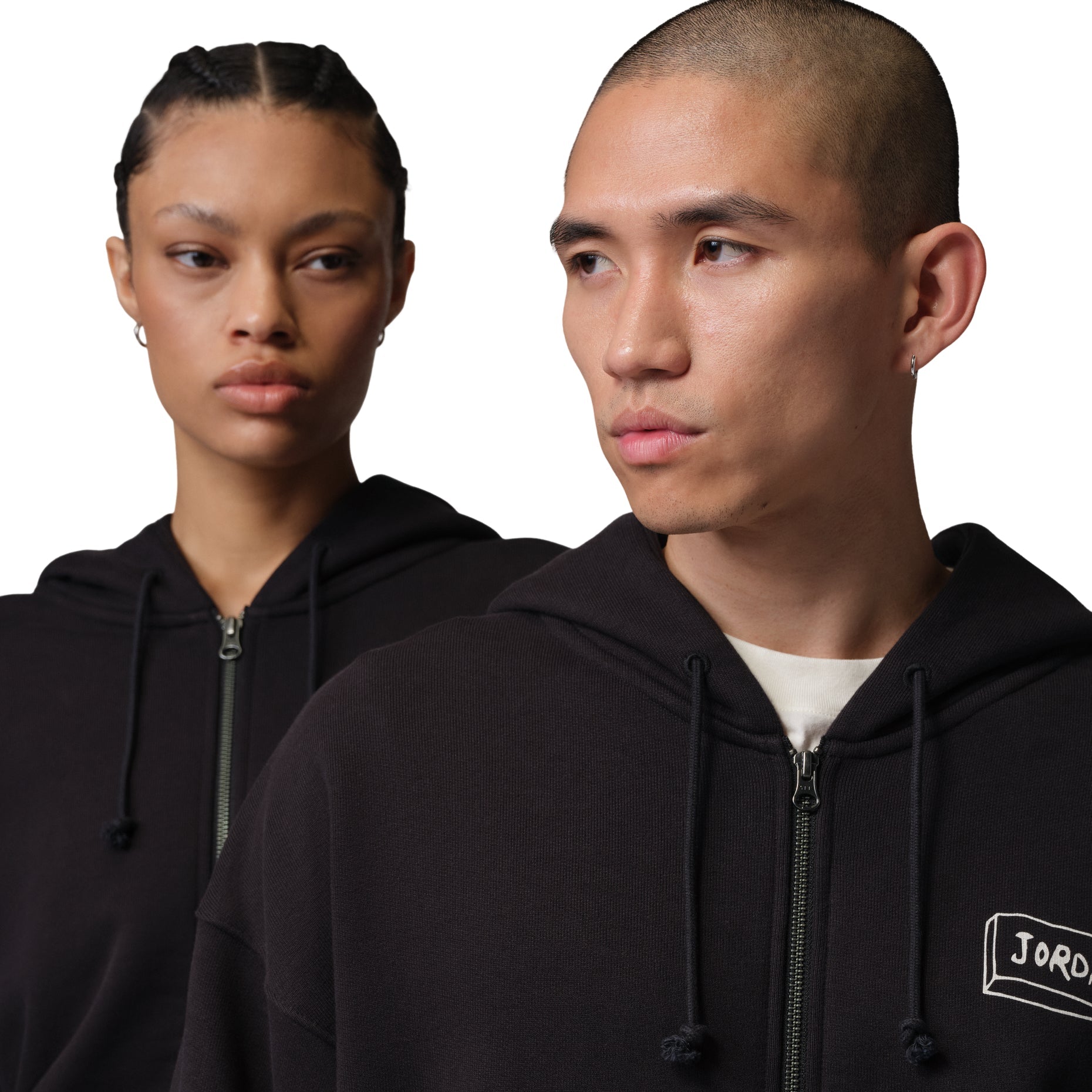 Air Jordan x Union x Fragment Full-Zip Up Hoodie 'Black Pale Ivory' IR0641-010