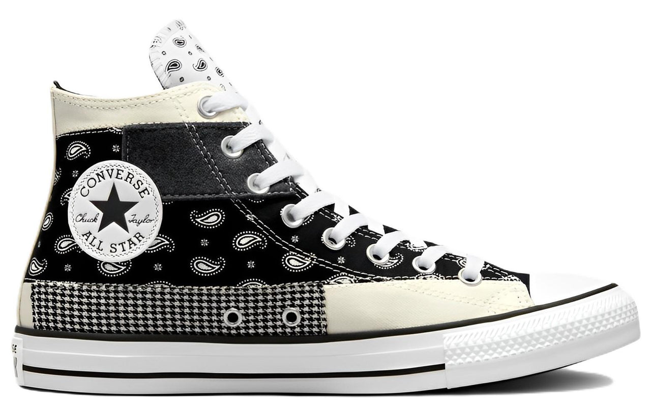 Converse Chuck Taylor All Star High Top Hacked Patterns 'Black Paisley' A05056C