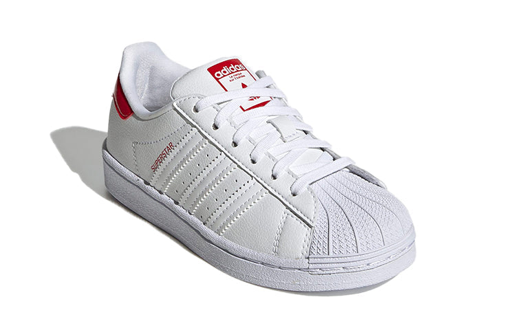 (PS) adidas originals Superstar 'White Red' FW0821