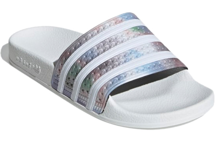 (WMNS) adidas originals Adilette 'White Purple' H00150