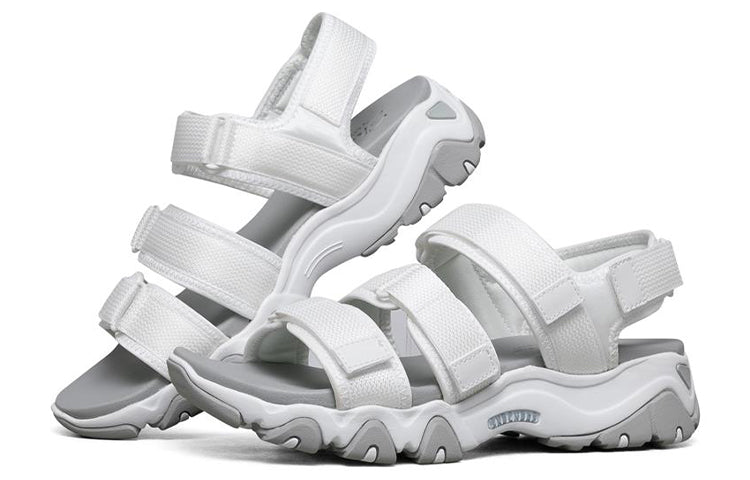 (WMNS) Skechers D'lites 2.0 Casual Sandals White 66666284-WHT