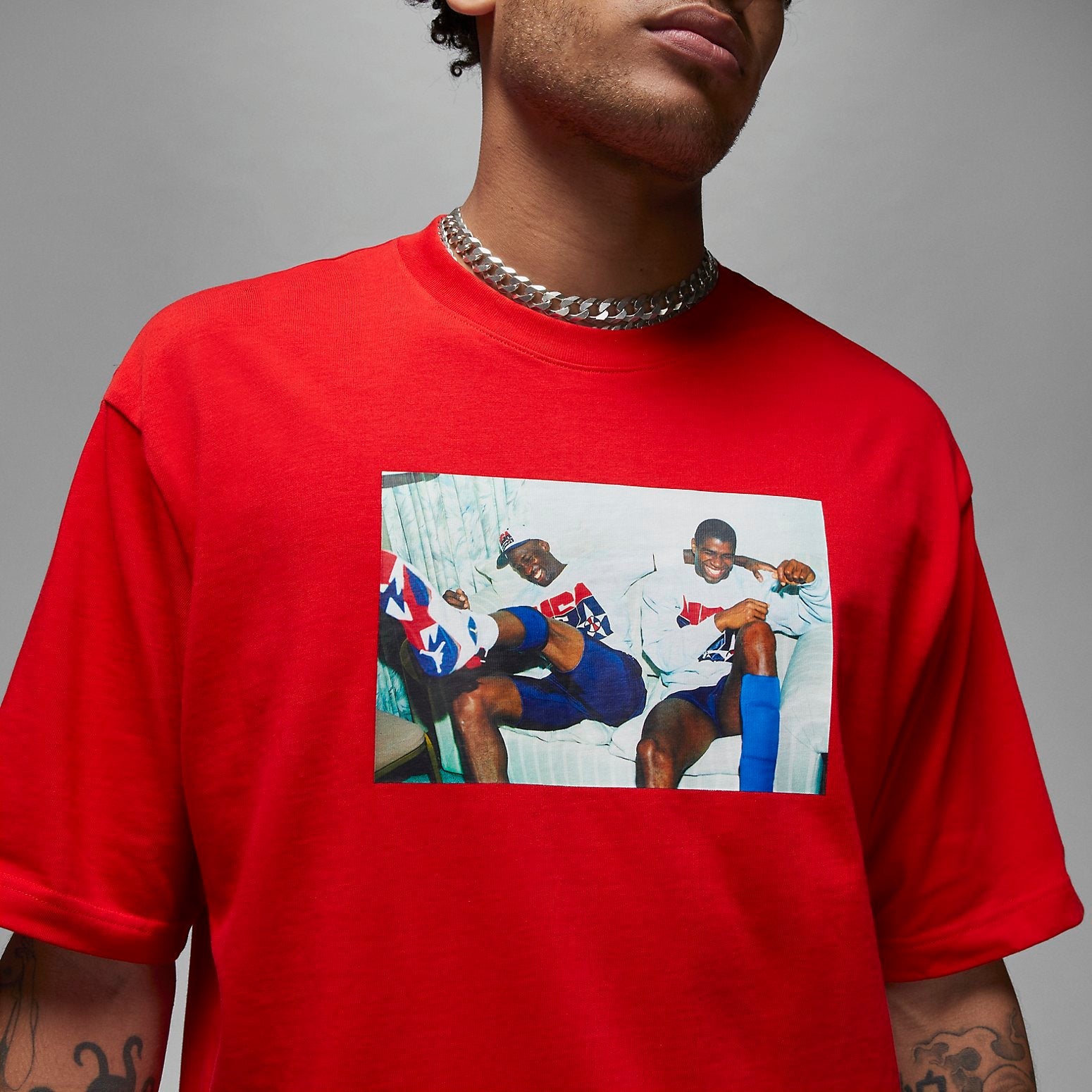 Air Jordan Graphic T-Shirt 'Red' DR2951-657