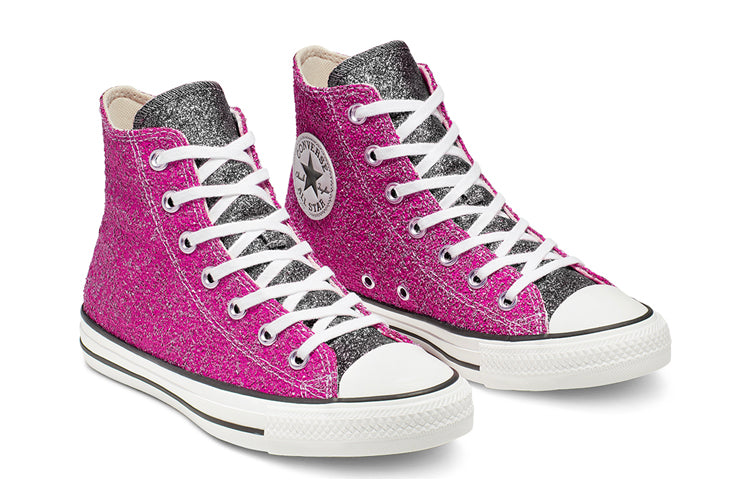 (WMNS) Converse Galaxy Dust Chuck Taylor All Star High Top Red Silver 566269C