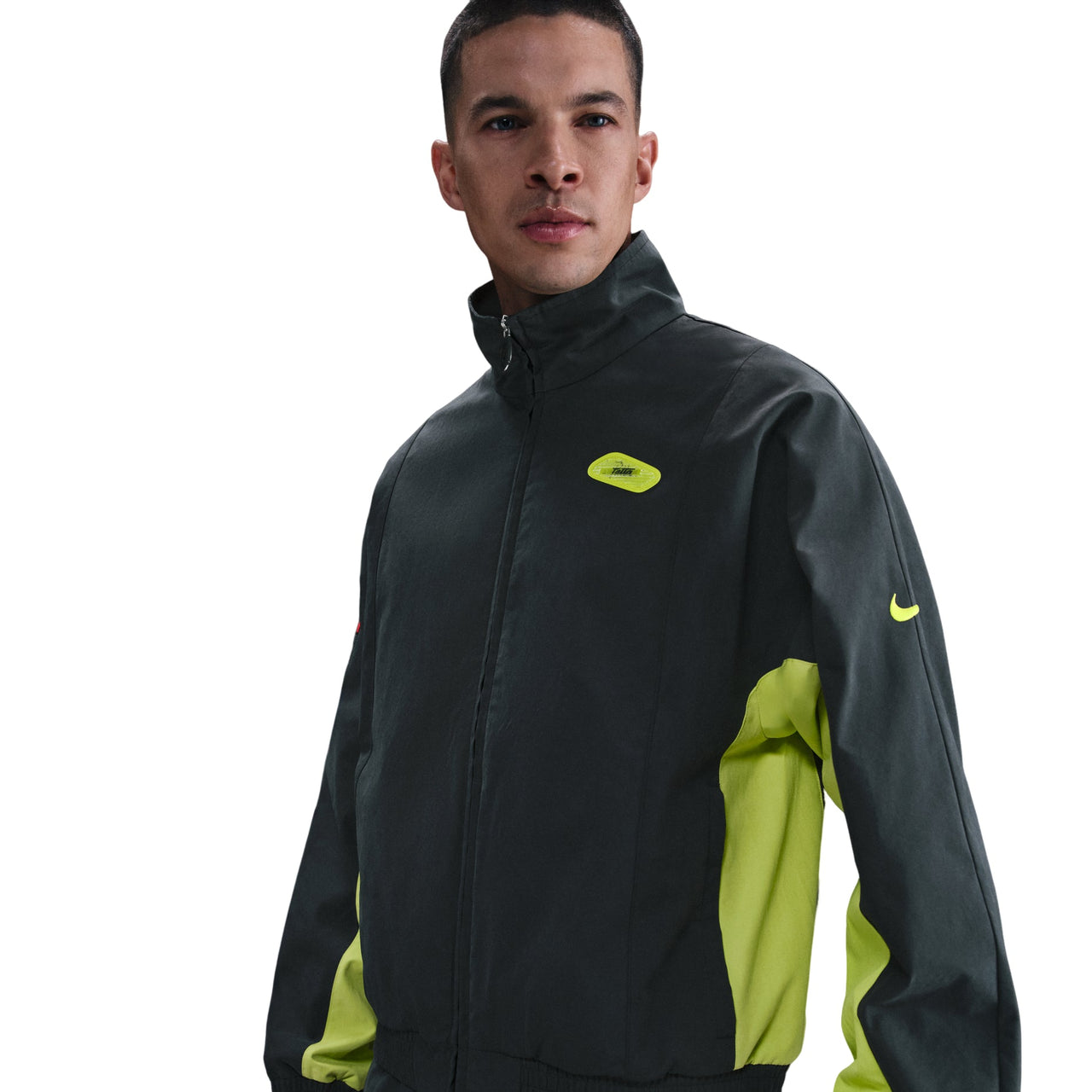 Nike x Patta Track Jacket Asia Sizing 'Black Cyber' HJ0713-010