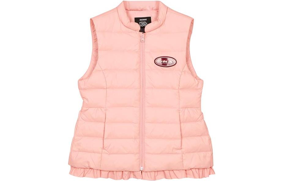 (GS) Skechers SKX Down Vest 'Navy Pink' L321G038