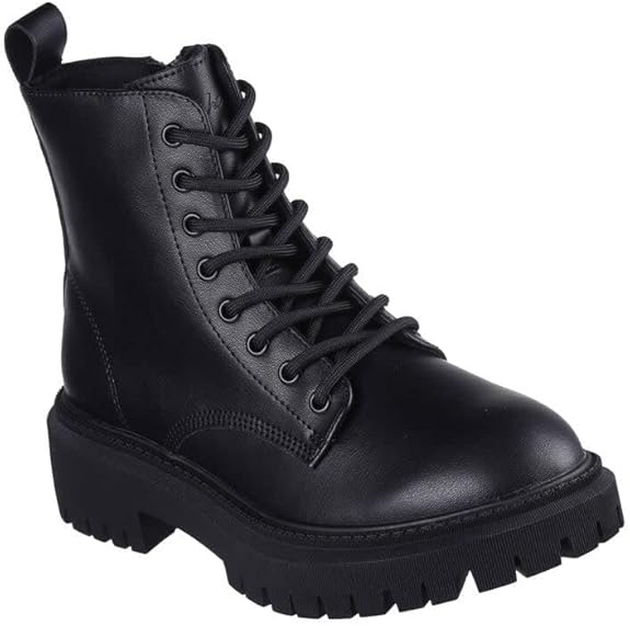 (WMNS) Skechers Modern Rugged 'Black' 167344-BBK