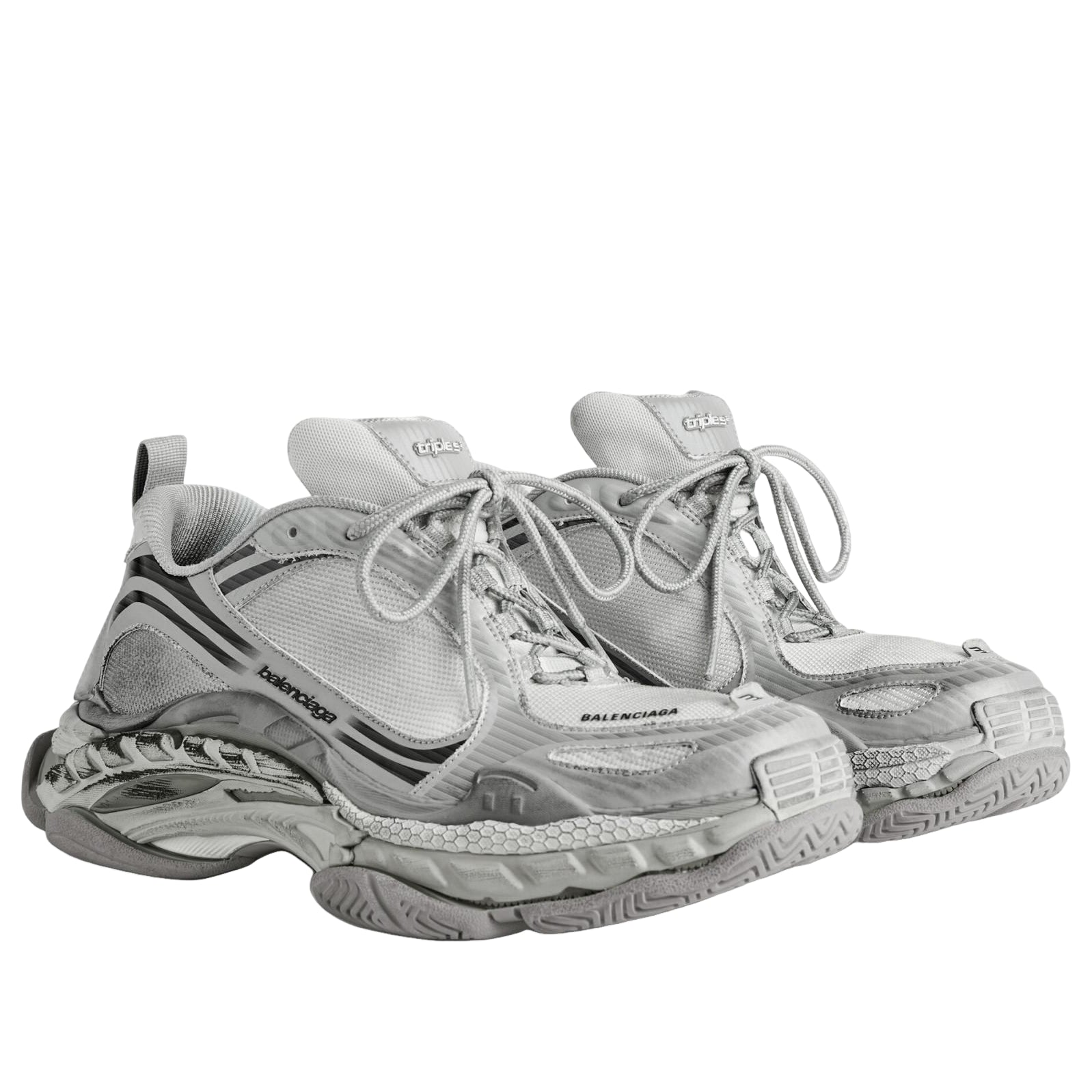 Balenciaga Triple S.2 Gradient Sneaker 'Grey' 865849WTR2G1800