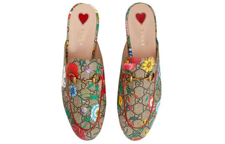 (WMNS) Gucci Princetown G 'Floral' 432772-HT540-8489