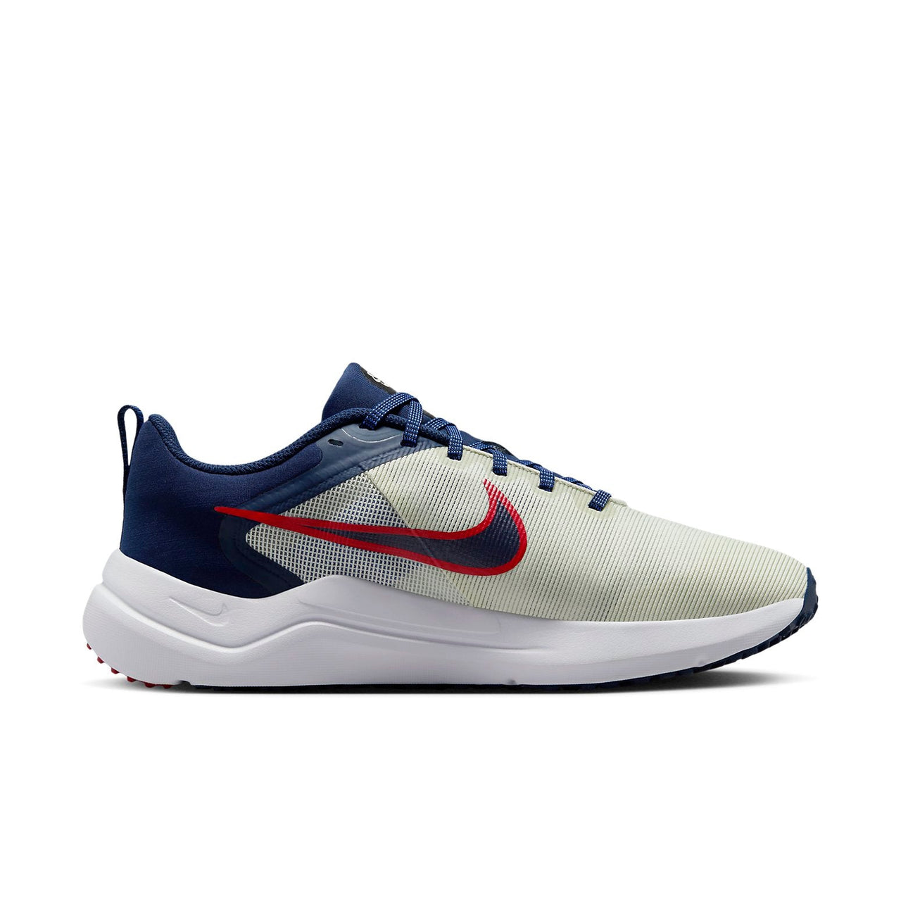 Nike Downshifter 12 Road Running Shoes 'White Red Midnight Navy' DD9293-012