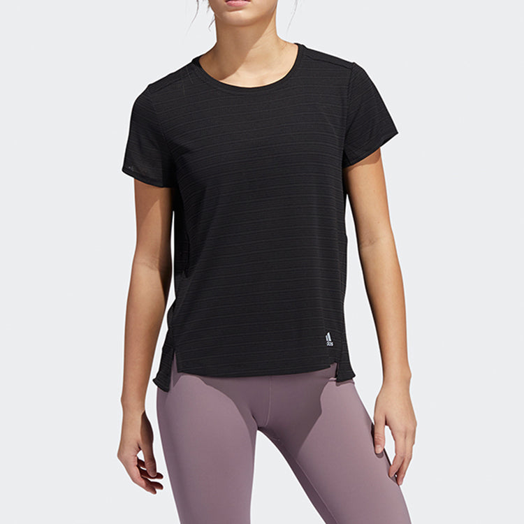 (WMNS) adidas Bonus Loose Short Sleeve Black GJ2757