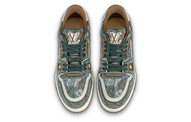 LOUIS VUITTON Trainers 'Grey Crystals' 1AARH6