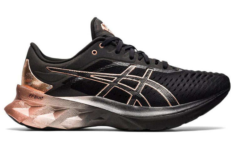 (WMNS) ASICS Novablast 'Black Rose Gold' 1012B014-001