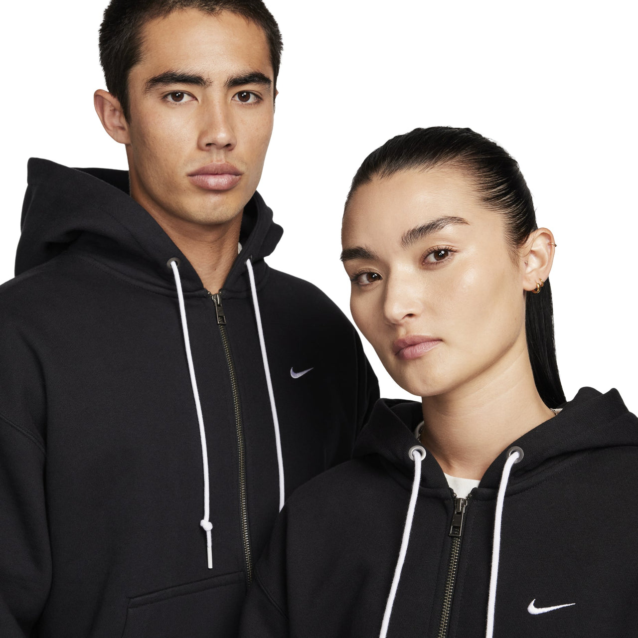Nike hooded zipper jacket 'Black' DR0404-010