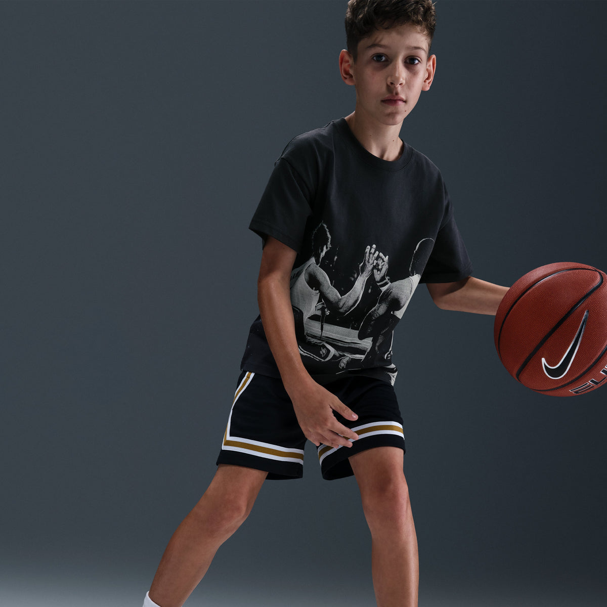 (GS) Nike LeBron 'Chosen One' Max90 T-Shirt 'Off-Noir' IM6657-045