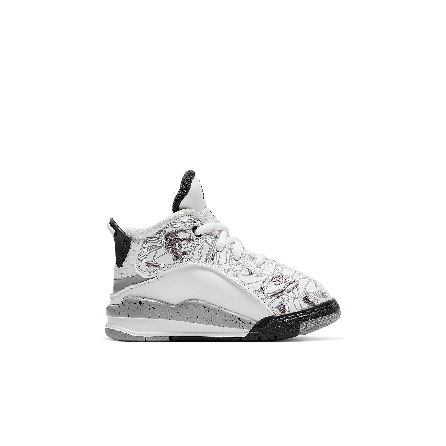 (TD) Air Jordan Dub Zero 'White Varsity Red Cement Grey' 311072-105